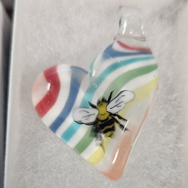 Rainbow Heart Pendant